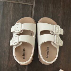 Mini Melissa Kids Cream Sandals